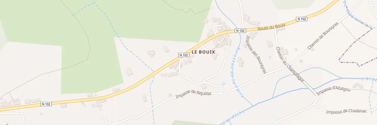 Plan du 5295 Le Bouix à Barnas