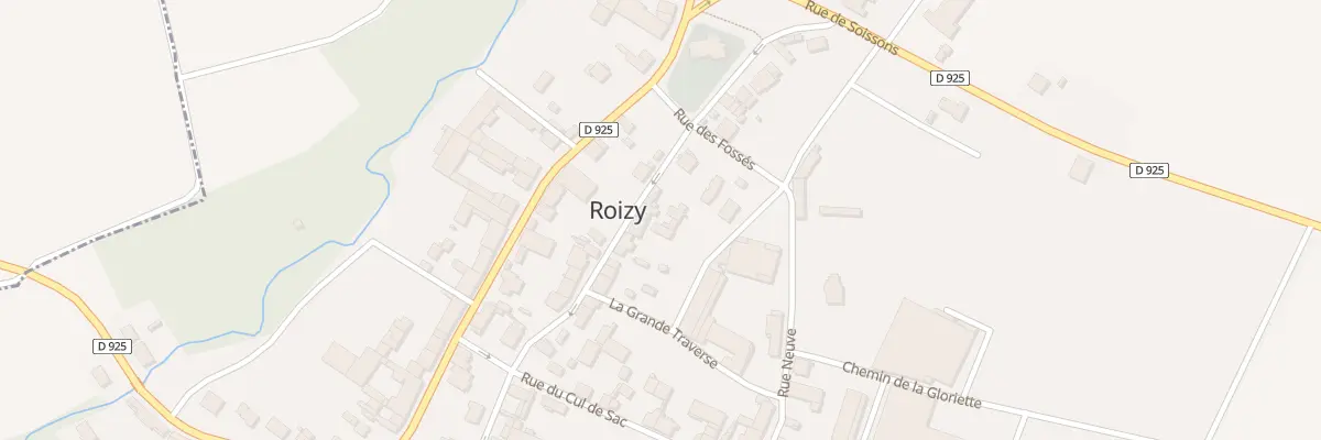 Plan du 5038 Le Village à Roizy