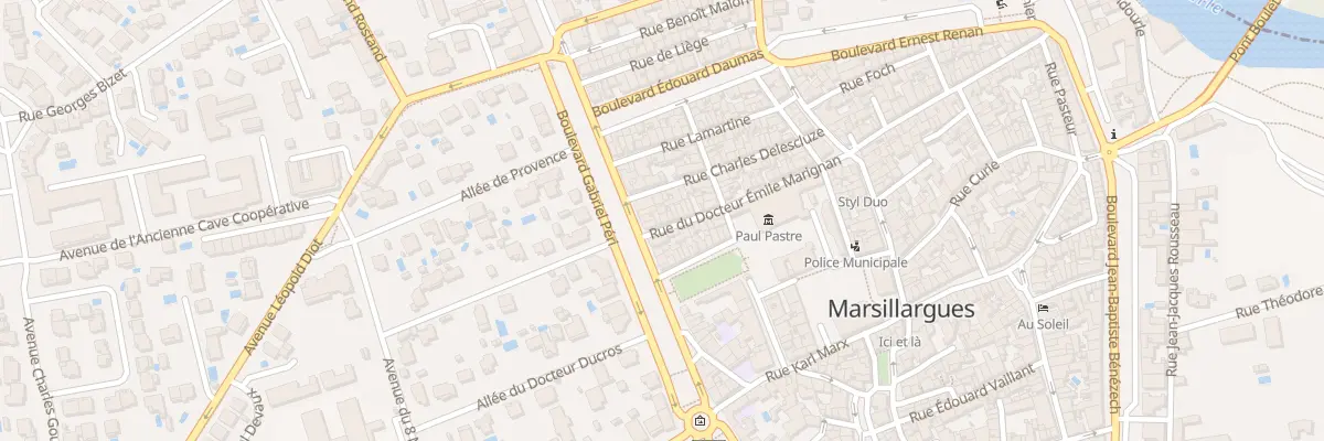 Plan du 32 Rue Docteur Emile Marignan à Marsillargues
