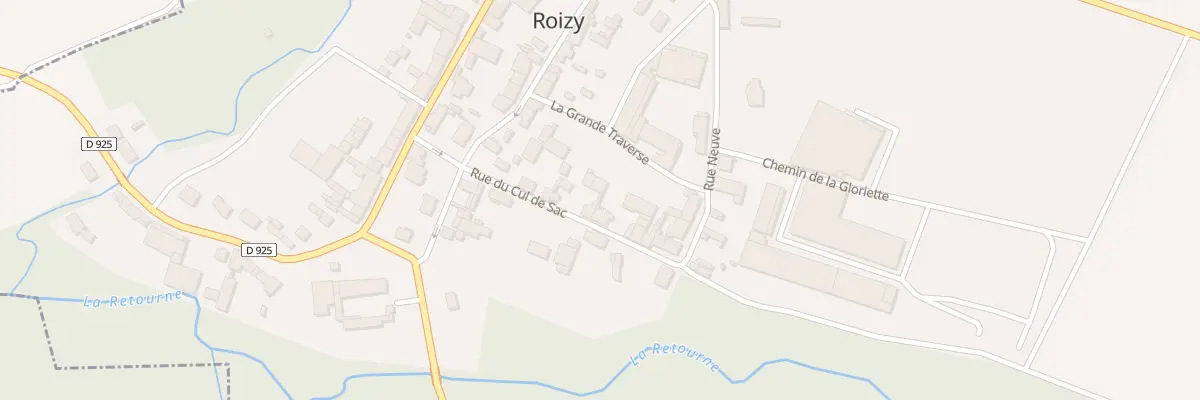 Plan du 5022 Le Village à Roizy