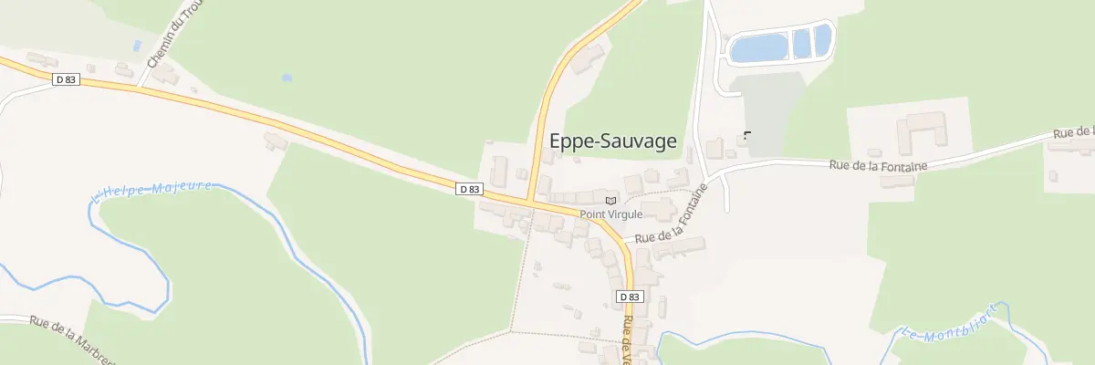 Plan du 2 Rue de la Haut à Eppe-Sauvage