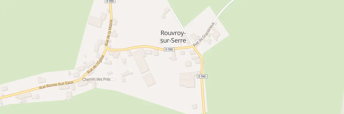 Plan du 2 Rue de la Gare à Rouvroy-sur-Serre