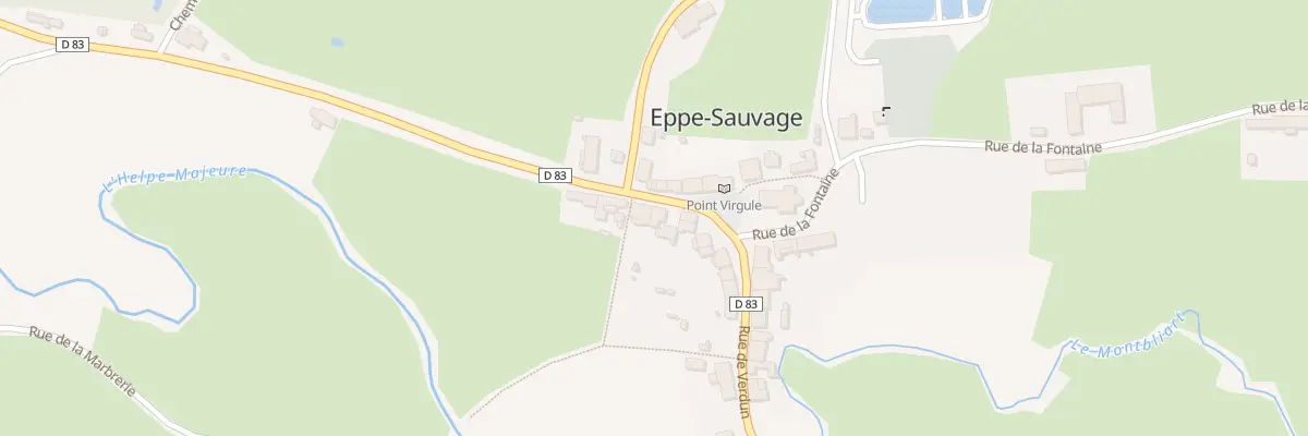 Plan du 1 Rue de Touvent à Eppe-Sauvage
