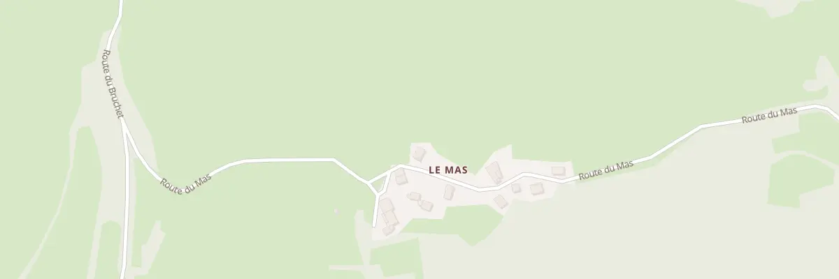 Plan du 1070 Rte du Mas à Monistrol-sur-Loire