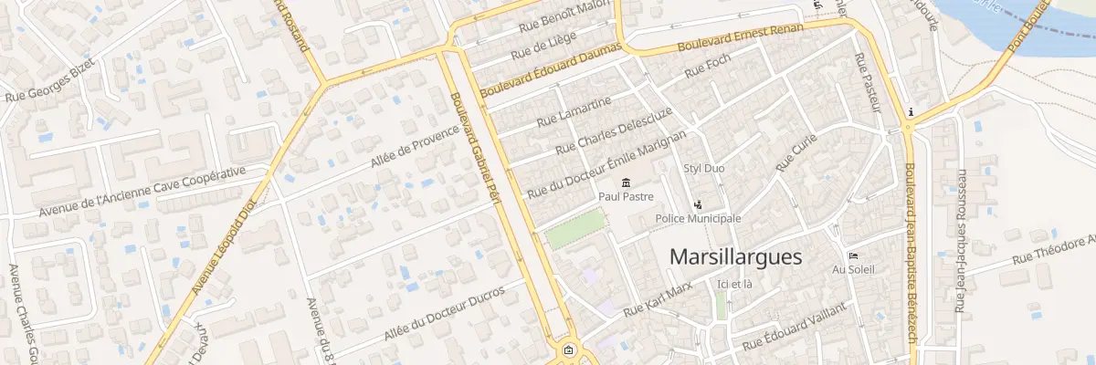 Plan du 28 Rue Docteur Emile Marignan à Marsillargues