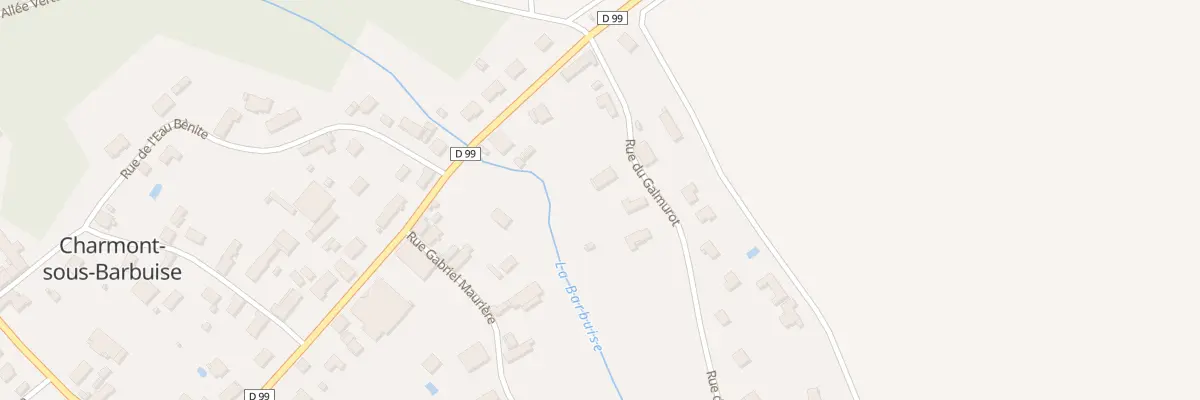 Plan du 6 Rue du Galmurot à Charmont-sous-Barbuise