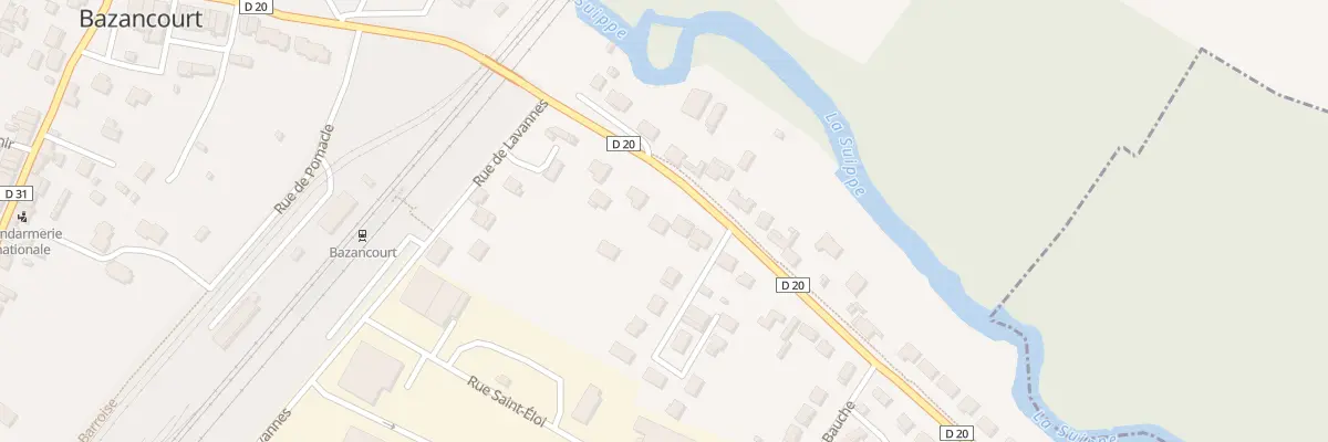 Plan du 8 Rue d’Isles sur Suippe à Bazancourt