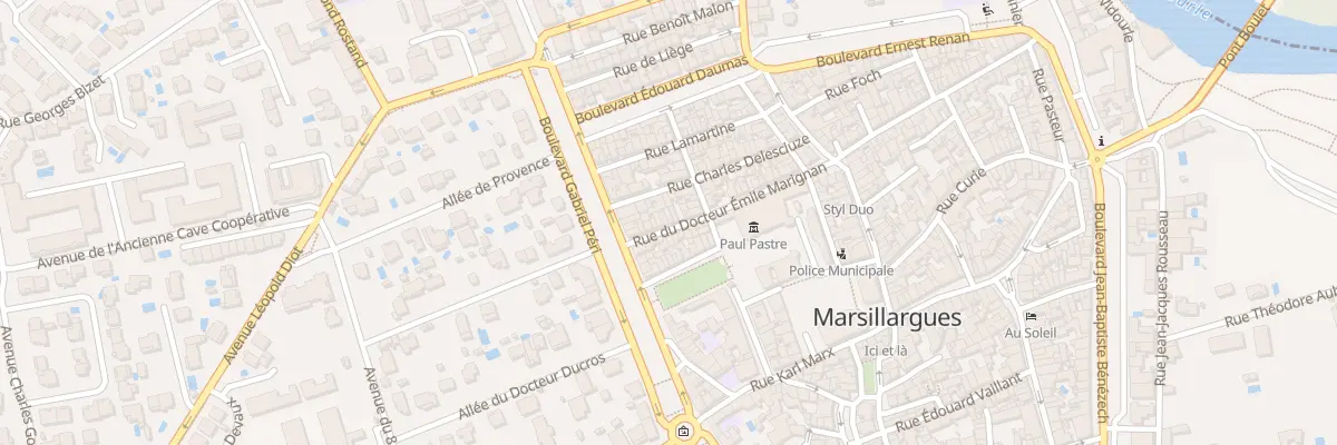 Plan du 24 Rue Docteur Emile Marignan à Marsillargues