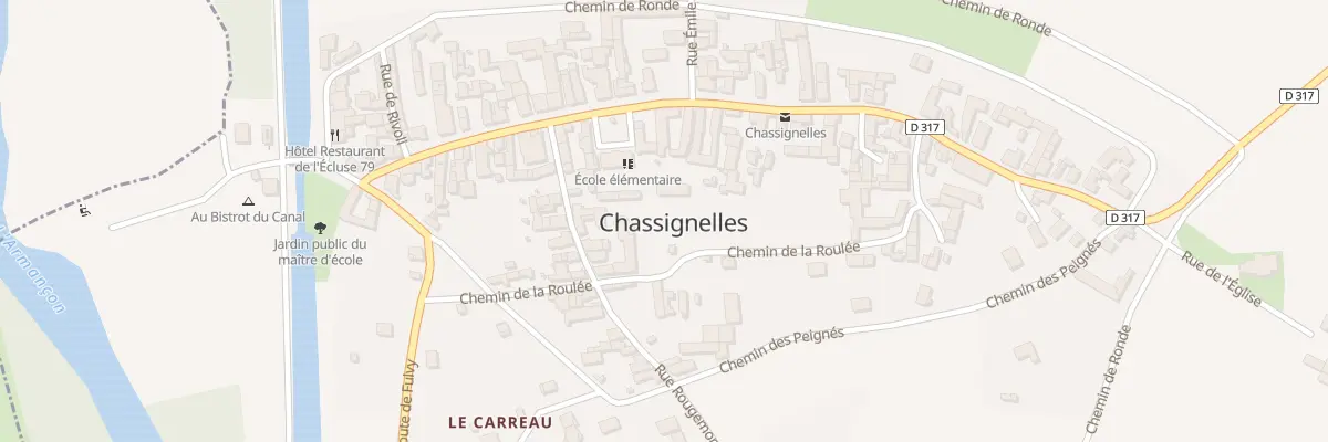 Plan du 1 Rue Rougemont à Chassignelles