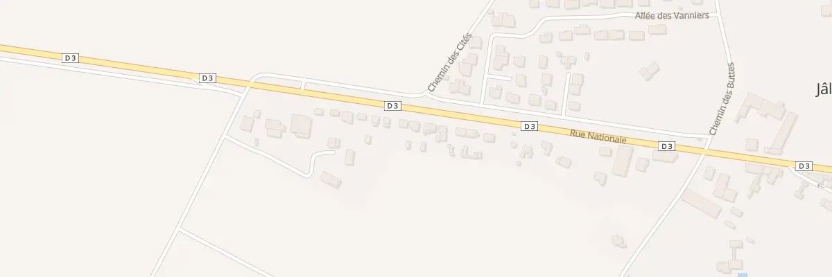 Plan du 95 Rue Nationale à Jâlons