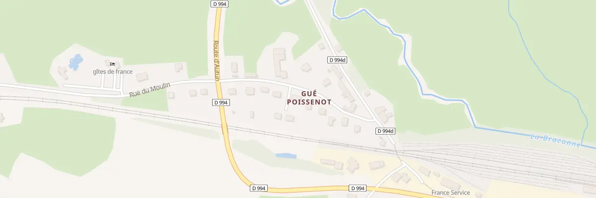 Plan du 11 Rue du Moulin à Étang-sur-Arroux