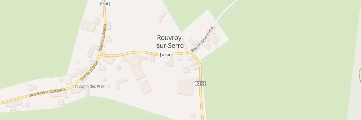 Plan du 4 Rue de la Gare à Rouvroy-sur-Serre