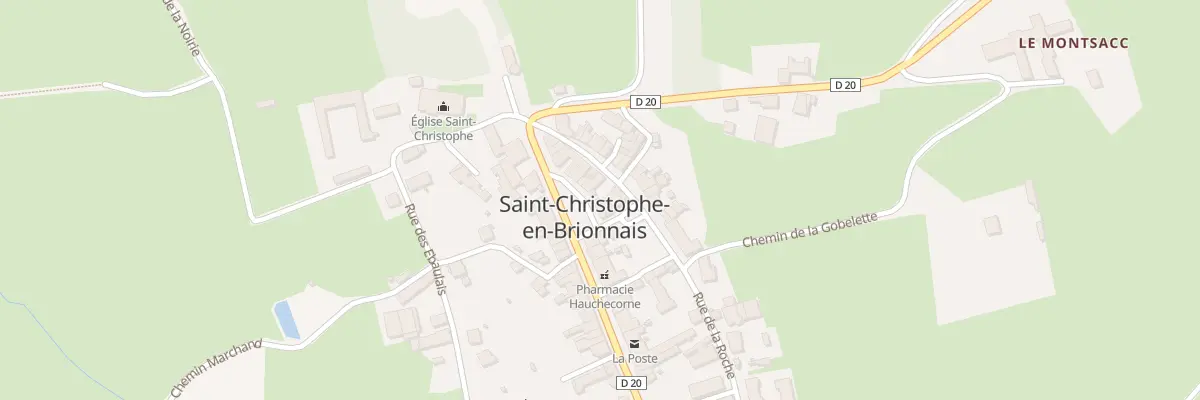 Plan du 15 Gr Grande Allee de Tenay à Saint-Christophe-en-Brionnais