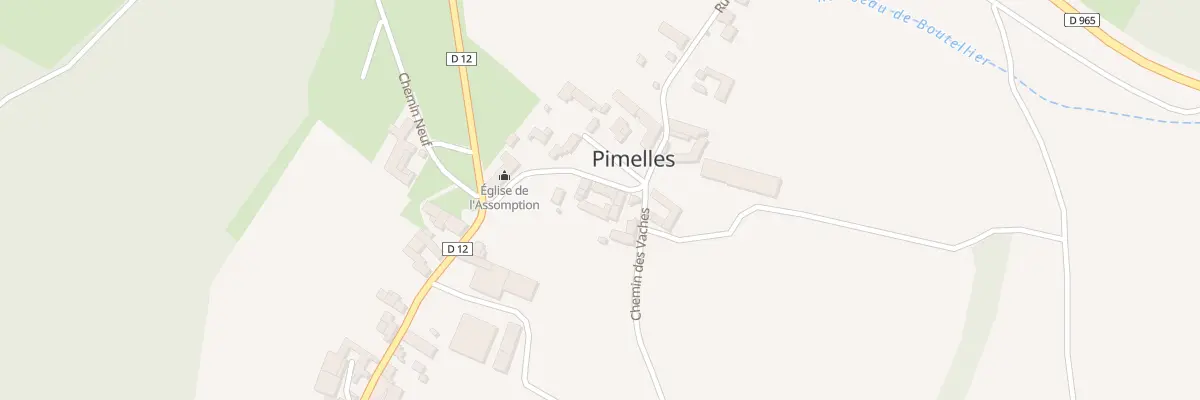 Plan du 4 Rue de l’Eglise à Pimelles