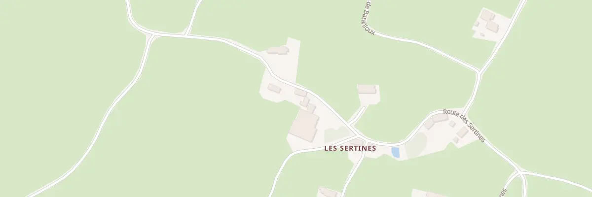 Plan du 1829 Rte des Sertines à Ligny-en-Brionnais