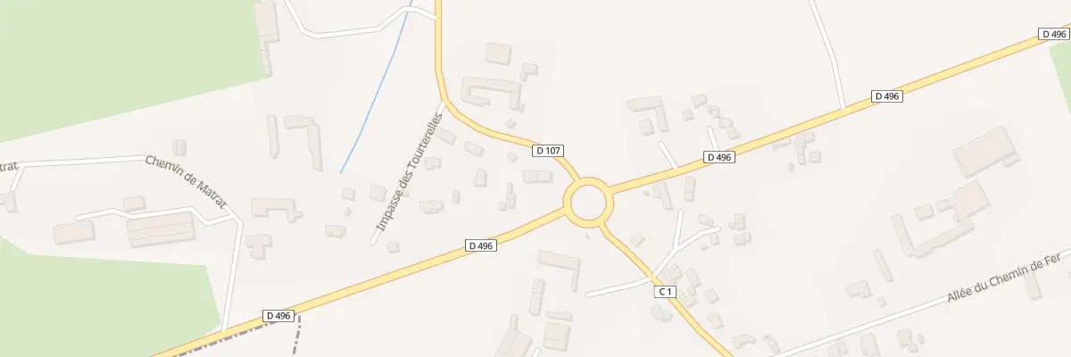 Plan du 96 Rue de la Gourgoura à Chalain-le-Comtal