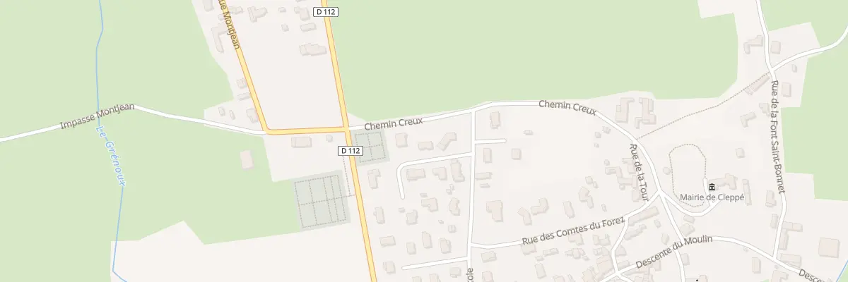 Plan du 52 Imp des Acacias à Cleppé