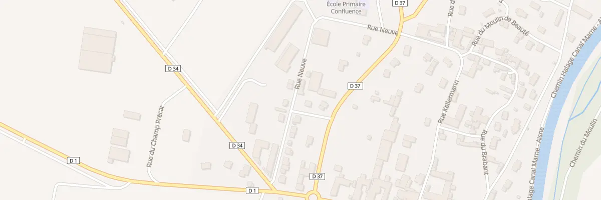 Plan du 14 Rue Neuve à Condé-sur-Marne