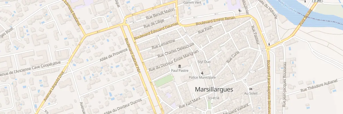 Plan du 16 Rue Docteur Emile Marignan à Marsillargues