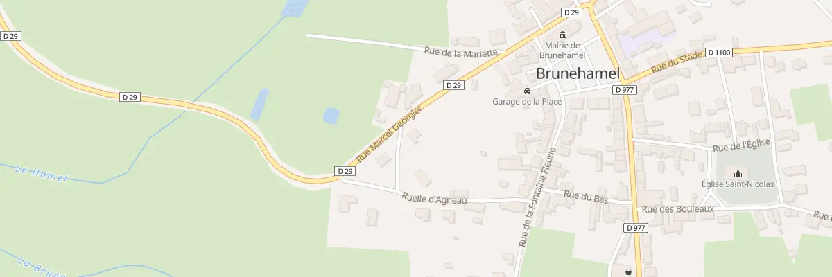 Plan du 5 Rue Marcel Georgler à Brunehamel