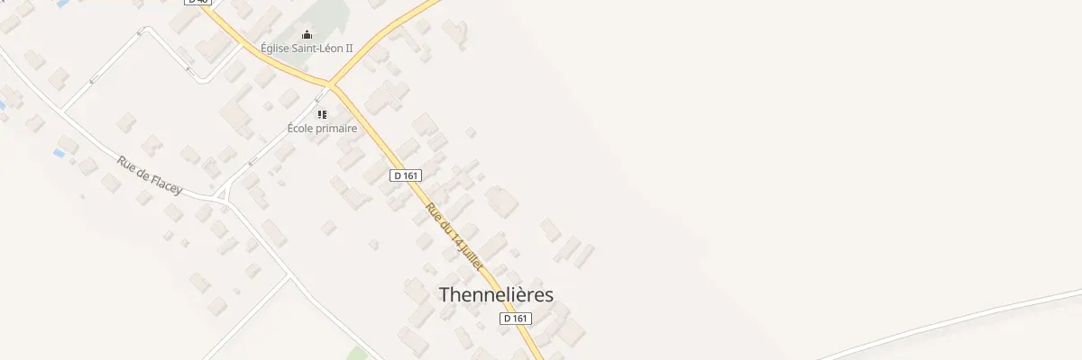 Plan du 19 Rue du 14 Juillet à Thennelières