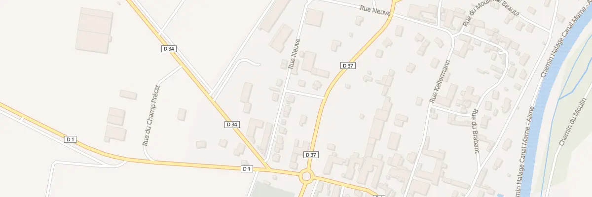 Plan du 12 Rue Neuve à Condé-sur-Marne