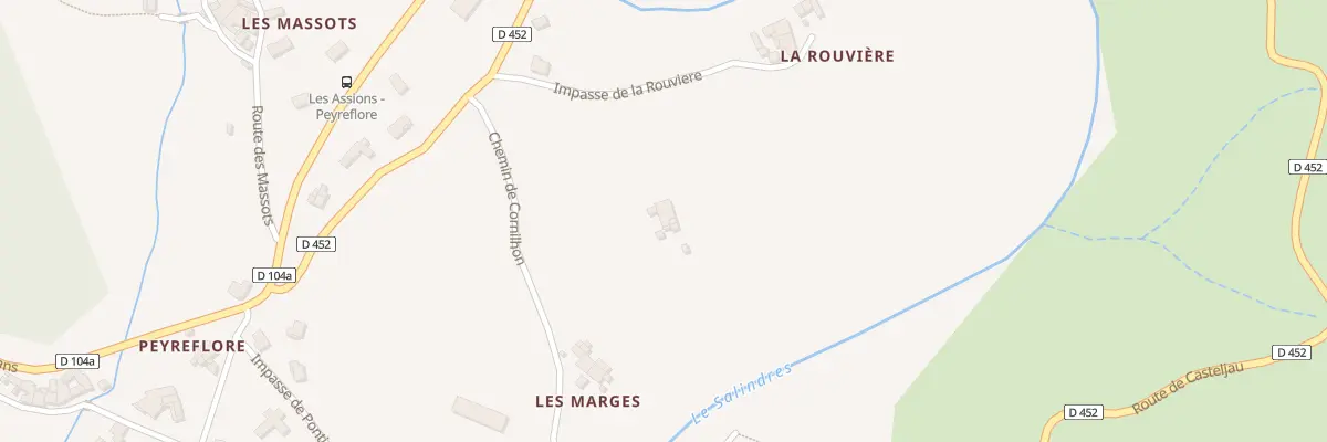 Plan du 5119 La Rouviere aux Assions