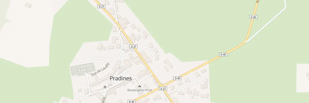 Plan du 61 All des Champs à Pradines