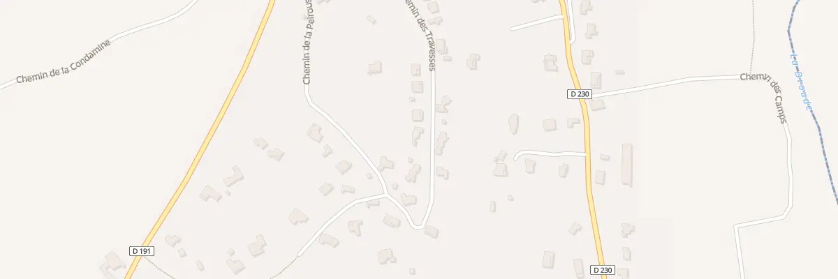 Plan du 236 Che des Travesses à Martignargues