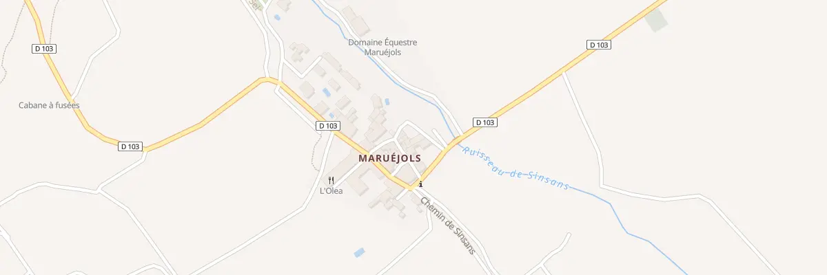Plan du 6B Rue du Prieuré à Saint-Côme-et-Maruéjols