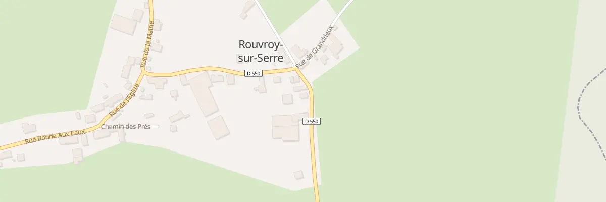 Plan du 8 Rue de la Gare à Rouvroy-sur-Serre