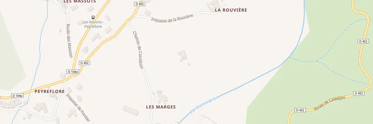 Plan du 5120 La Rouviere aux Assions
