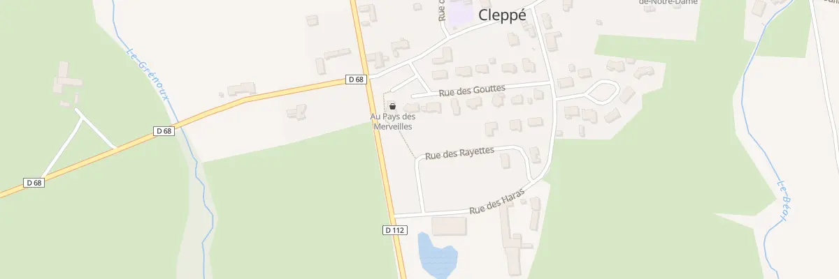 Plan du 170 Rue des Rayettes à Cleppé