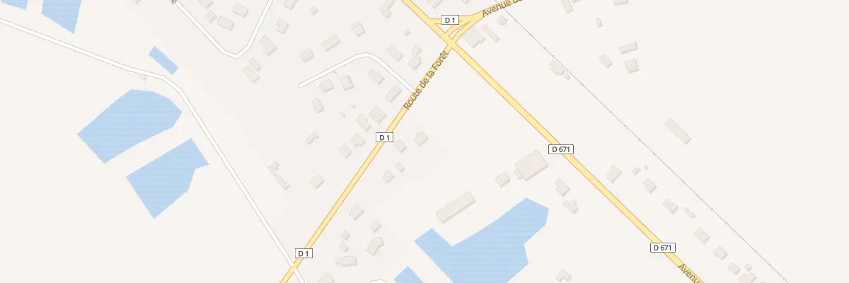 Plan du 1 Rte De La Foret à Clérey