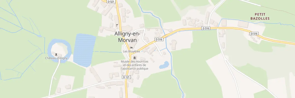 Plan du 6 Rue Joseph Bruley à Alligny-en-Morvan