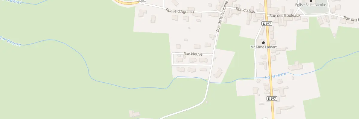 Plan du 8 Rue de la Grande Porte à Brunehamel