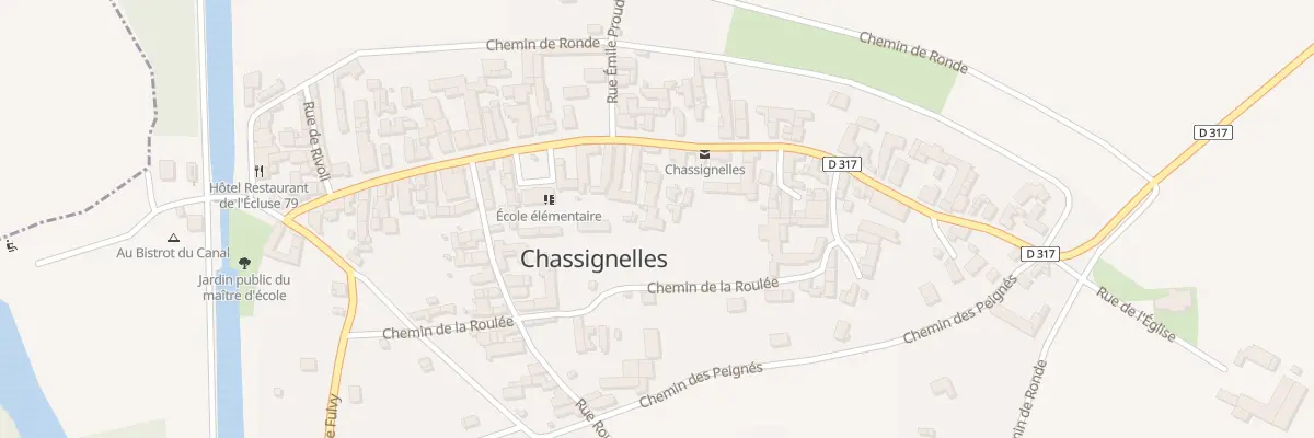 Plan du 33 Gr Grande Rue à Chassignelles