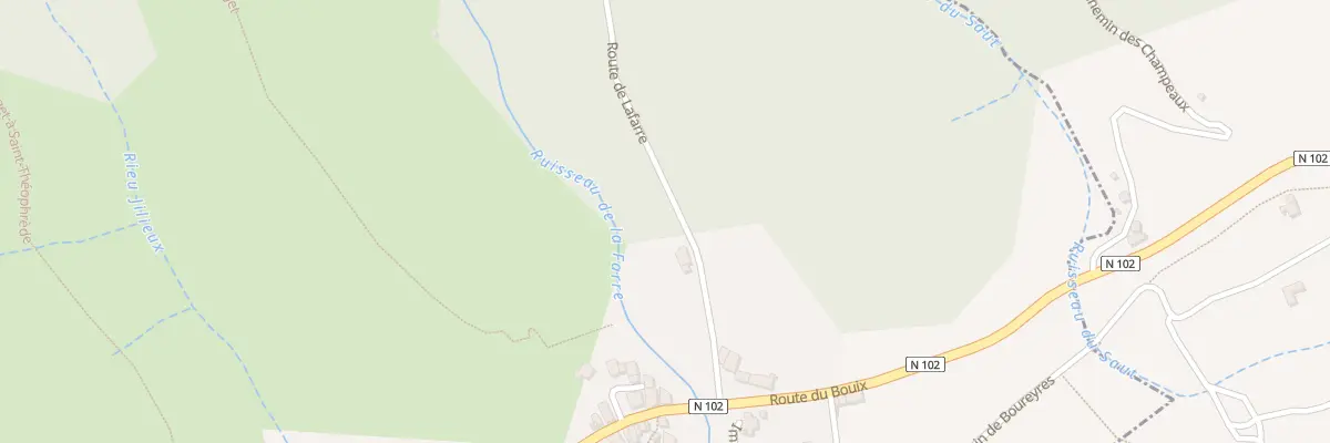 Plan du 115 Rte de Lafarre à Barnas