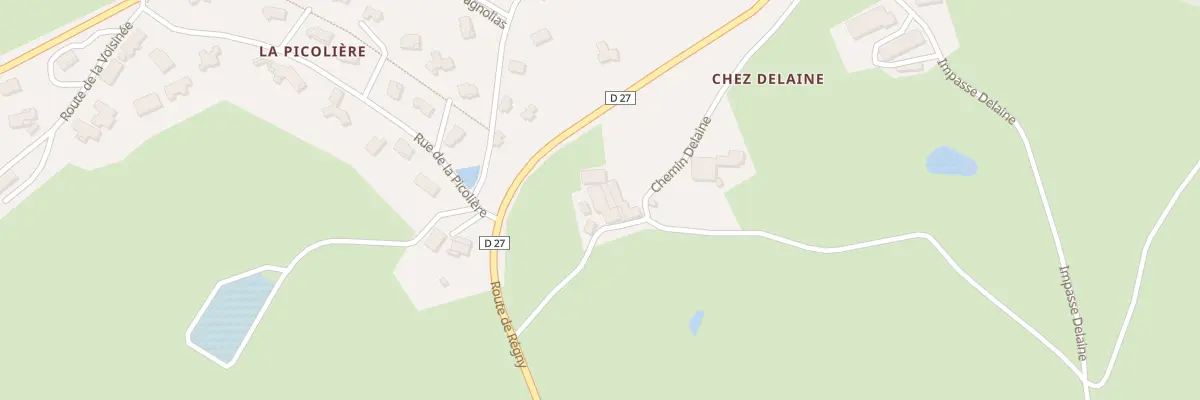 Plan du 99 Che Delaine à Pradines