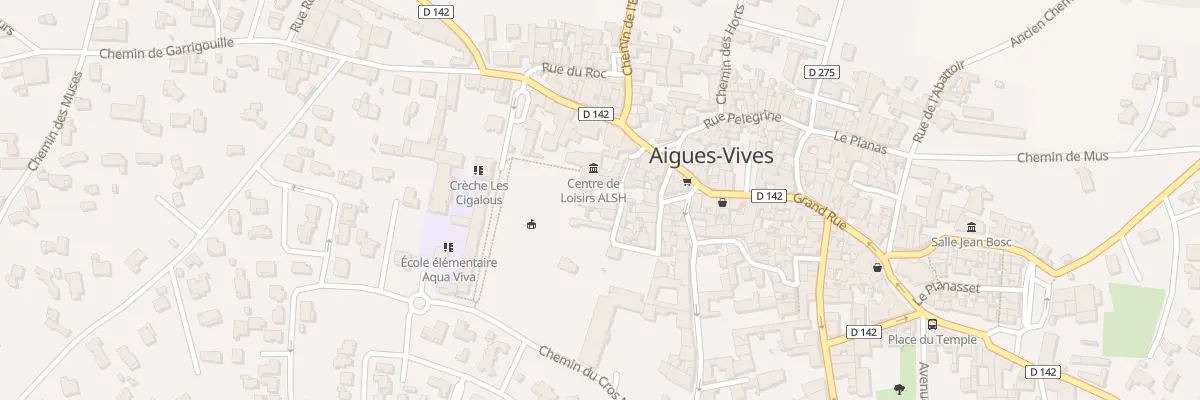 Plan du 61 Pl Gaston Doumergue à Aigues-Vives