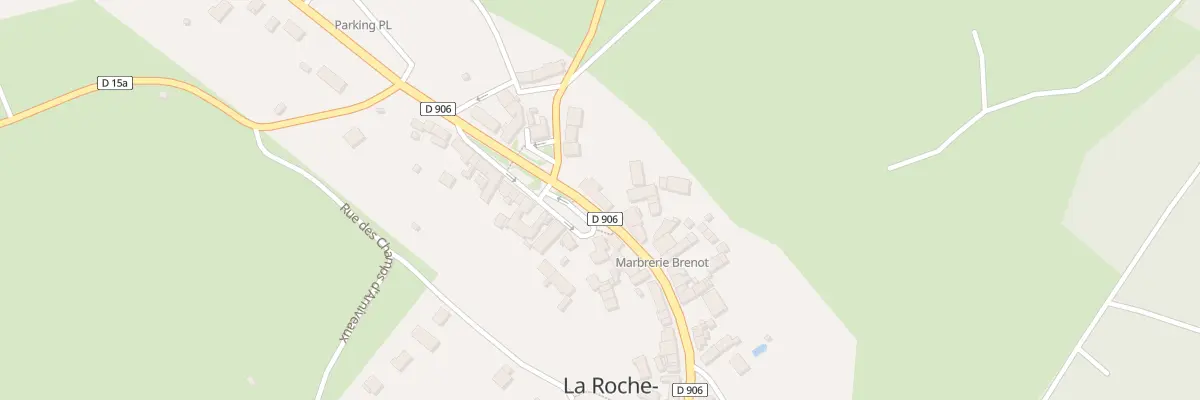 Plan du 5221 La Roche en Brenil à La Roche-en-Brenil