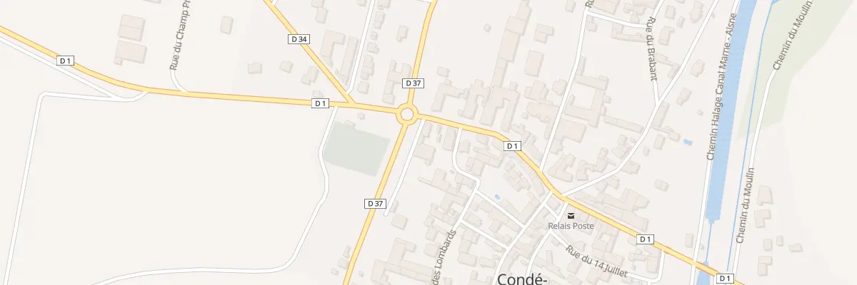 Plan du 13 Rue de Reims à Condé-sur-Marne