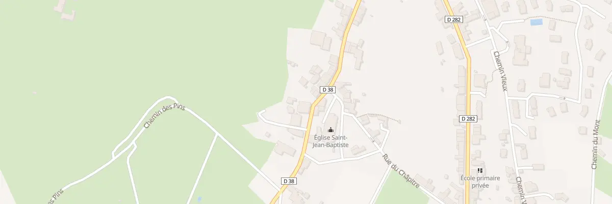 Plan du 44 Rte de la Digue à Neulise
