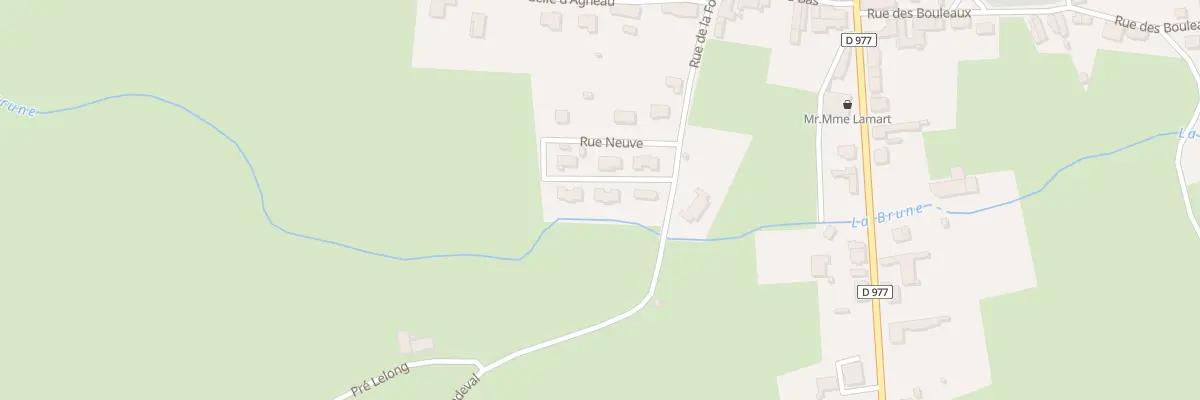 Plan du 5 Rue de la Grande Porte à Brunehamel