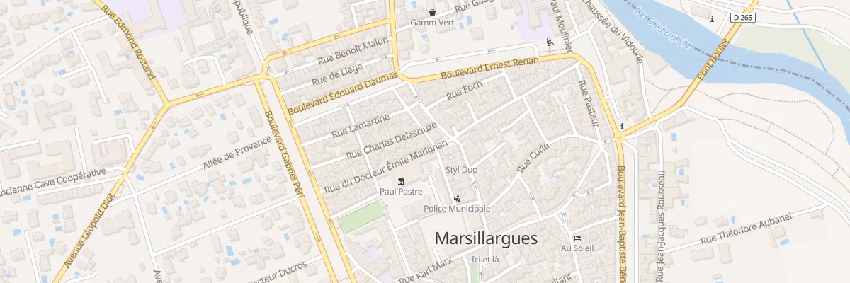 Plan du 5 Rue Denfert Rochereau à Marsillargues