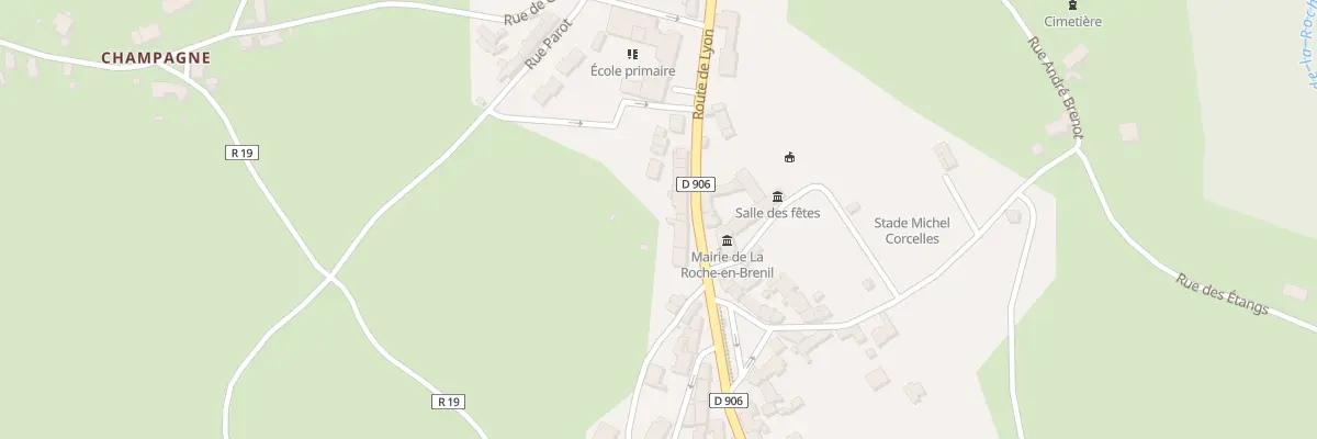 Plan du 5446 Rte de Lyon à La Roche-en-Brenil