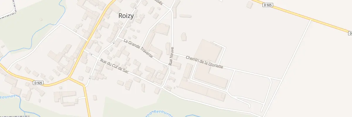 Plan du 5015A Le Village à Roizy
