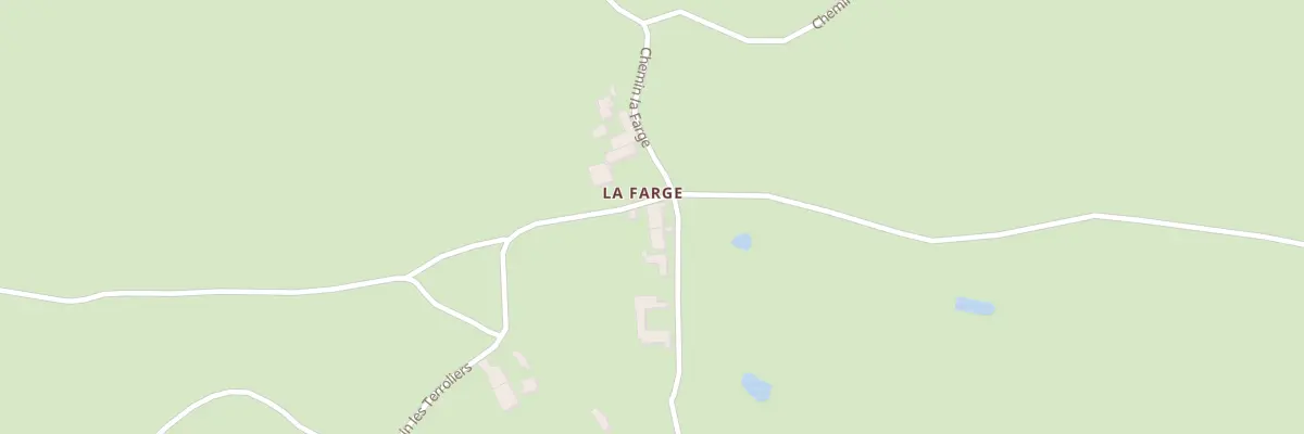 Plan du 1516 Che la Farge à Neaux