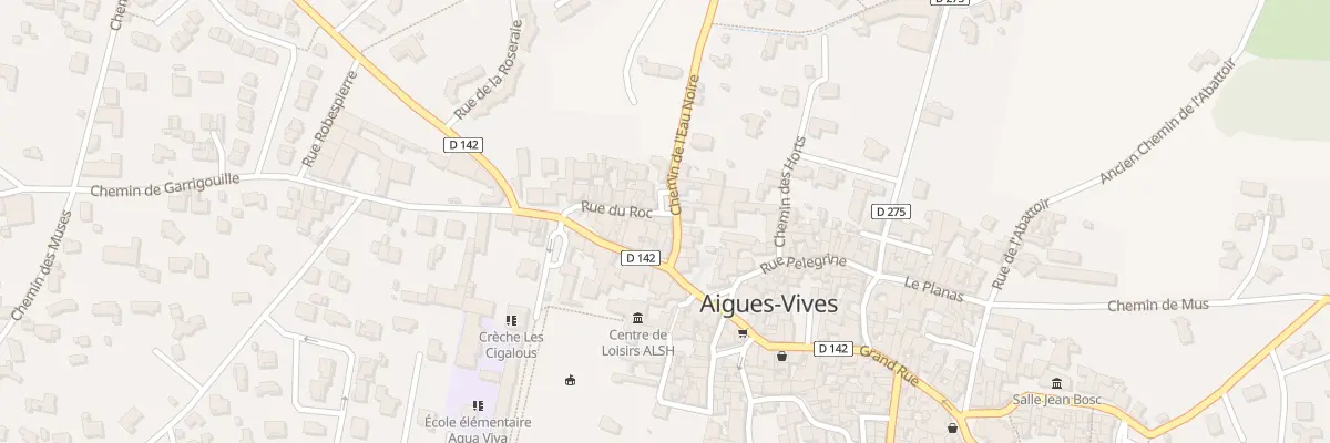 Plan du 7 Rue du Roc à Aigues-Vives