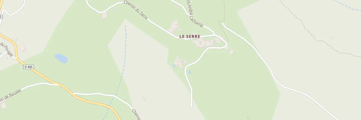 Plan du 5055 Le Serre à Saint-André-Lachamp